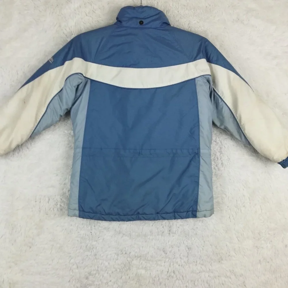 Columbia Girls Jacket‎ Insulated Blue Full Zip Pockets Youth 7/8